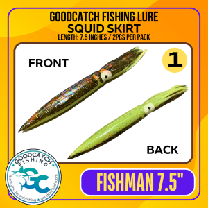 GoodCatch GC Squid Skirt 7.5 inches Soft Bait Lure 2pcs RANDOM COLORS ONLY - Image 2