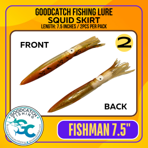 GoodCatch GC Squid Skirt 7.5 inches Soft Bait Lure 2pcs RANDOM COLORS ONLY - Image 3