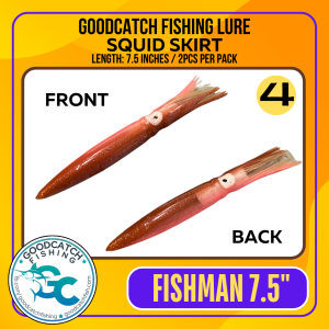GoodCatch GC Squid Skirt 7.5 inches Soft Bait Lure 2pcs RANDOM COLORS ONLY - Image 5