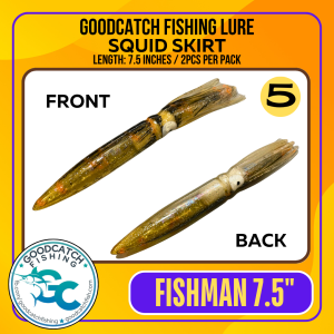 GoodCatch GC Squid Skirt 7.5 inches Soft Bait Lure 2pcs RANDOM COLORS ONLY - Image 6