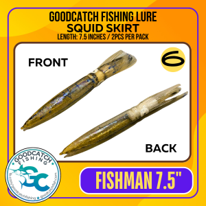 GoodCatch GC Squid Skirt 7.5 inches Soft Bait Lure 2pcs RANDOM COLORS ONLY - Image 7