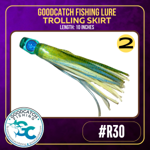 GoodCatch GC Resin Lures R30 10 inches Trolling Skirt Soft Bait Lure - Image 3