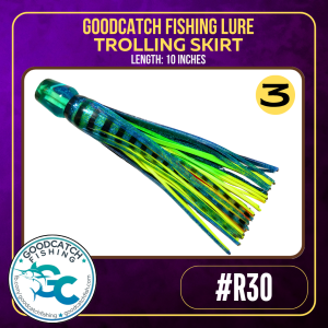 GoodCatch GC Resin Lures R30 10 inches Trolling Skirt Soft Bait Lure - Image 4