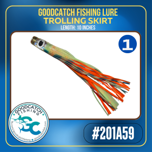 GoodCatch GC Resin Lures 201A59 10 inches Trolling Skirt Soft Bait Lure - Image 2