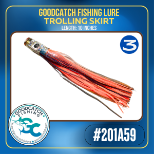 GoodCatch GC Resin Lures 201A59 10 inches Trolling Skirt Soft Bait Lure - Image 4