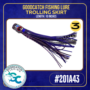 GoodCatch GC Resin Lures 201A43 10 inches Trolling Skirt Soft Bait Lure - Image 4