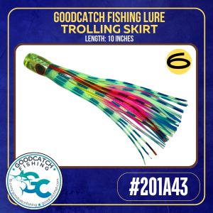 GoodCatch GC Resin Lures 201A43 10 inches Trolling Skirt Soft Bait Lure - Image 7