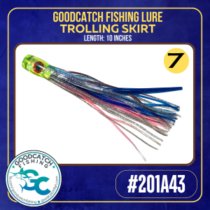GoodCatch GC Resin Lures 201A43 10 inches Trolling Skirt Soft Bait Lure - Image 8
