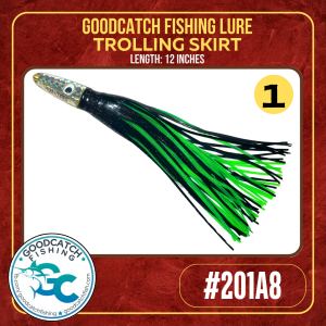 GoodCatch GC Resin Lures 201A8 12 inches Trolling Skirt Soft Bait Lure - Image 2