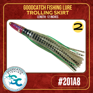 GoodCatch GC Resin Lures 201A8 12 inches Trolling Skirt Soft Bait Lure - Image 3