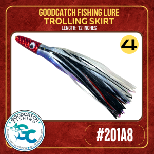 GoodCatch GC Resin Lures 201A8 12 inches Trolling Skirt Soft Bait Lure - Image 5