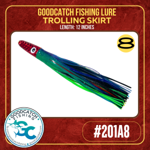 GoodCatch GC Resin Lures 201A8 12 inches Trolling Skirt Soft Bait Lure - Image 9