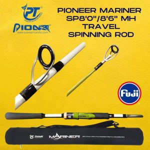 Pioneer Mariner Travel Spinning Rod SP8'0 / 8'6" Line: 12-20lbs 20-80g Med Heavy FUJI 5pc - Image 3