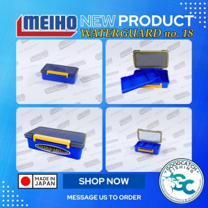 Meiho Water Guard 18 Tackle Box Made in Japan Waterproof storage for fishing tackle GoodCatch - Image 2