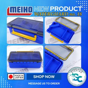 Meiho Water Guard 18 Tackle Box Made in Japan Waterproof storage for fishing tackle GoodCatch - Image 4