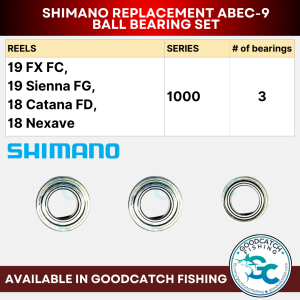 Shimano Replacement Ball Bearing ABEC 9 for FX Sienna Catana Nexave Sedona Sahara Nasci Miravel Torium - Image 2