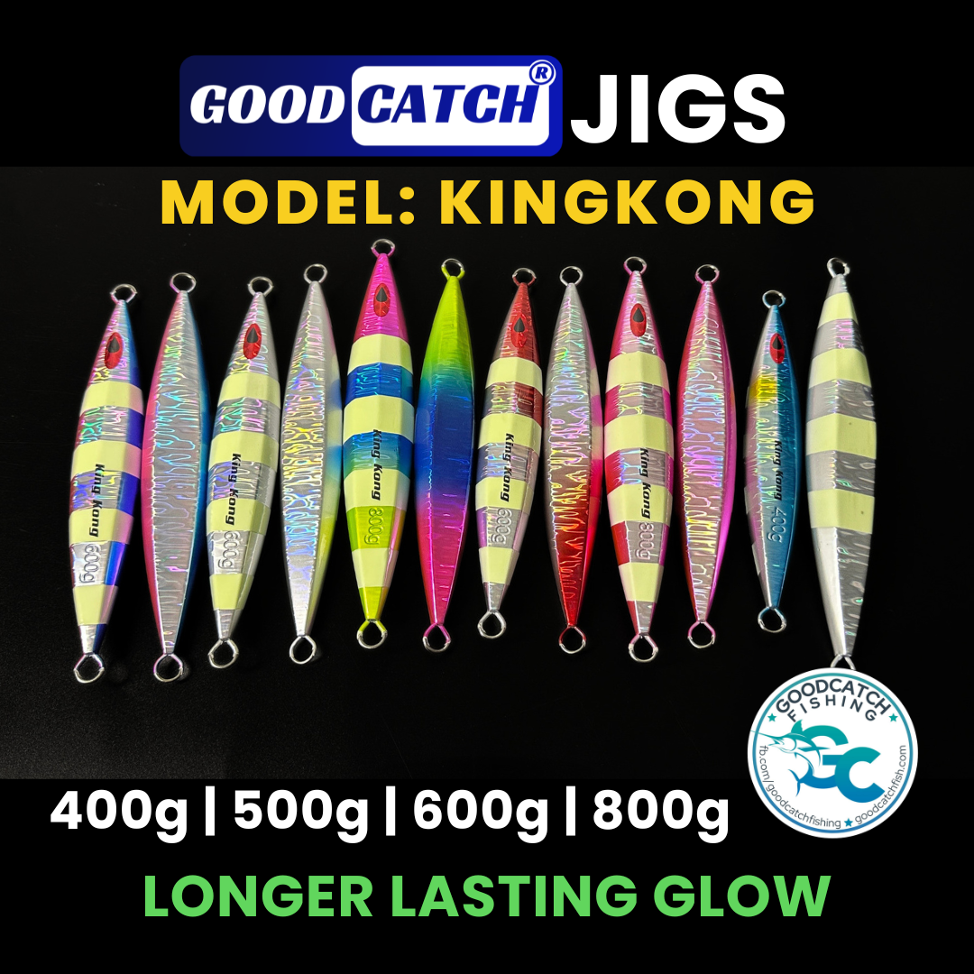 GoodCatch Jigs Model KingKong Metal Jig 400g 500g 600g 800g Heavy Duty Deep Sea Jigging Lure Tuna GT - Image 2