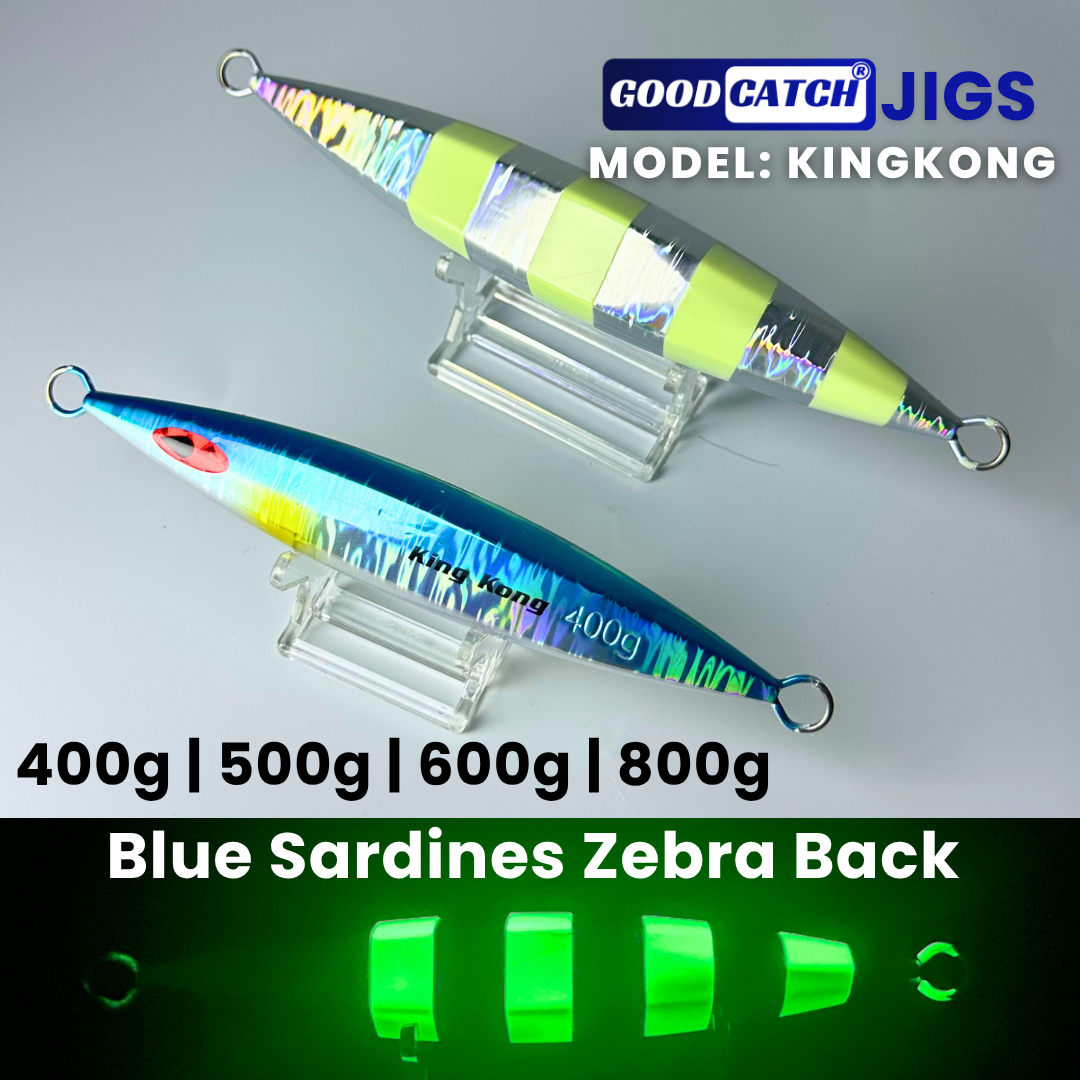 GoodCatch Jigs Model KingKong Metal Jig 400g 500g 600g 800g Heavy Duty Deep Sea Jigging Lure Tuna GT - Image 6