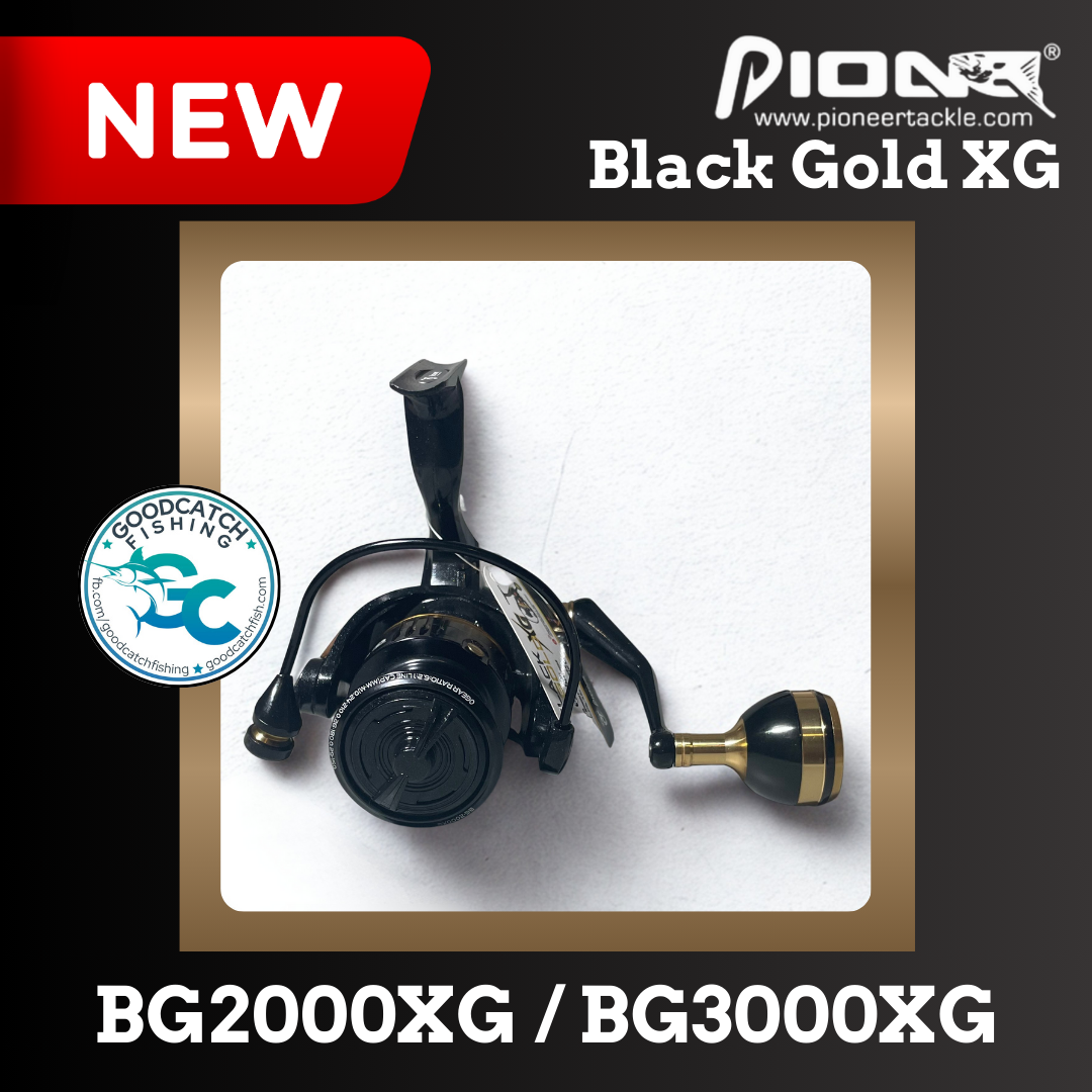 PIONEER BLACK GOLD XG SPINNING REEL 2000XG 3000XG - Image 2