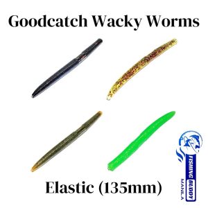 GC Wacky worm Elastic Soft Bait 135mm 5PCS FLOATING