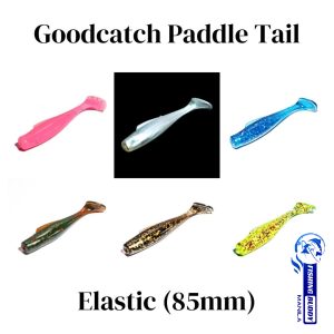 GC Paddle Tail Elastic Soft Bait 85mm