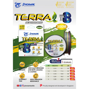 Pioneer TERRA X8 PE Power Braid Fishing Line GoodCatch Fishing
