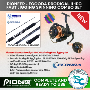 Pioneer Altitude SV - Ecooda Prodigal II 1pc Spin Fast Jigging Set