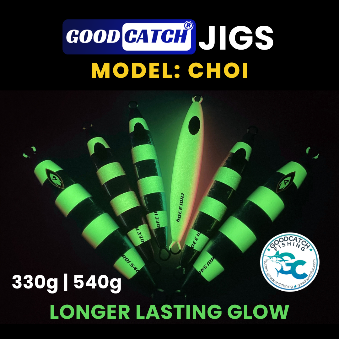 GoodCatch Jigs Model Choi Metal Jig 330g 540g Deep Sea Jigging Lure Tuna GT Amberjack Fishing Lure