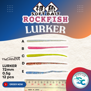 Tsurinoya Rockfish LURKER Soft Bait 72mm 12pcs per Pack GoodCatch Fishing