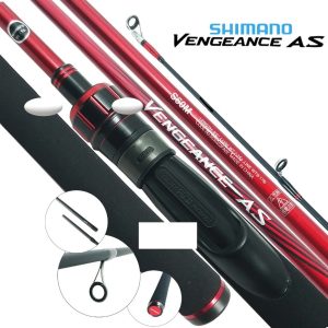 Shimano Vengeance AS S70MH Spinning Rod Length: 7’0” Lure Weight: 7-32g Line: 10-20lb