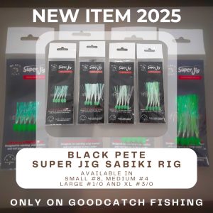 BLACK PETE Super Jig Sabiki Rig #8 #4 #1/0 #3/0 hooks