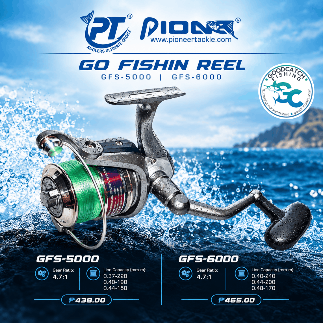 Pioneer GO FISHIN Spinning Reel GoodCatch Fishing Buddy