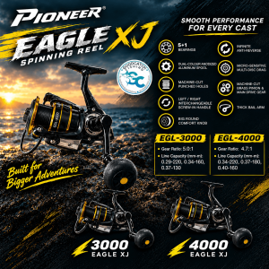 PIONEER EAGLE XJ Spinning Reel EGL-3000 EGL-4000