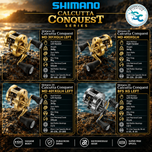SHIMANO 23 CALCUTTA CONQUEST MD & BFS XG SERIES