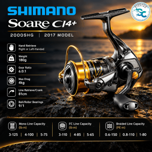 SHIMANO SOARE CI4+ 2000SHG – 2017 MODEL