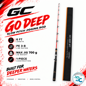 GOODCATCH GO DEEP 6FT SLOW PITCH JIGGING ROD
