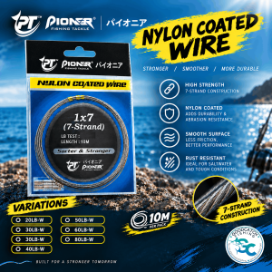 Pioneer 1x7 NYLON COATED WIRE 10 Meters