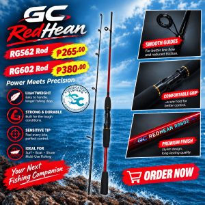GoodCatch RedHean RG602 RG562 Spinning Fishing Rod