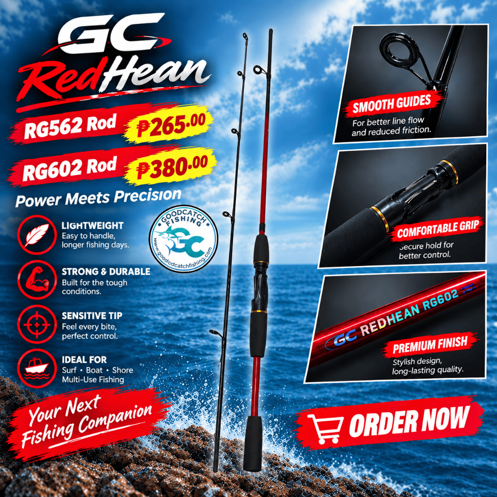 GoodCatch RedHean RG602 RG562 Spinning Fishing Rod